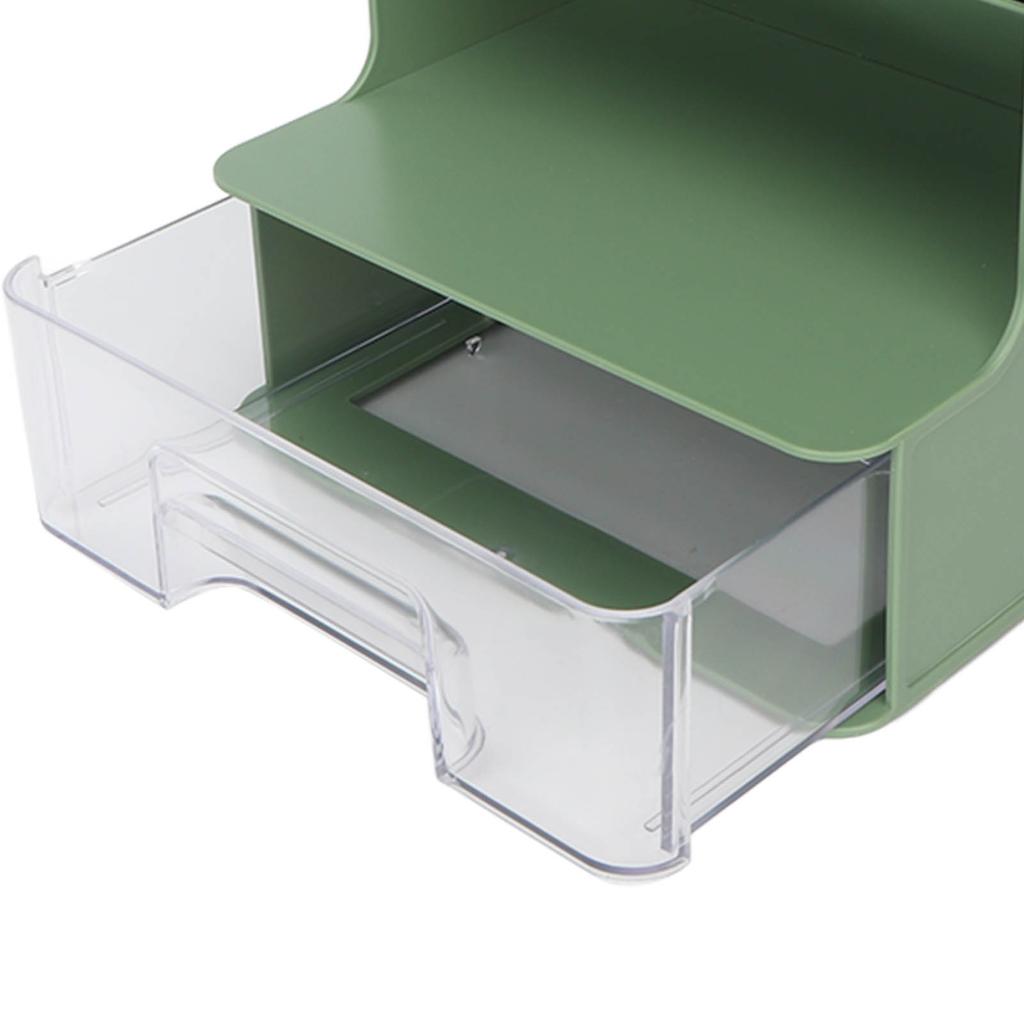 Storage Box Oblique Plug in Design Large Capacity Plastic Pen Holder   Desk Storage Rack