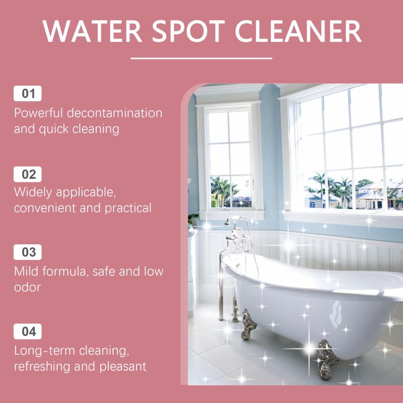 

Средство для мытья стекол в ванной комнате, удалитель пятен от жесткой воды для душевой двери, керамической плитки, нержавеющей стали, мощное средство для удаления накипи красный