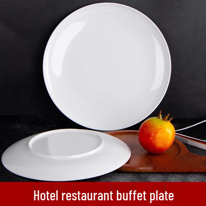 A5 Melamine Shallow Round Plate
