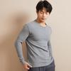 Lonsa Men's 10A Antibacterial Pure Cotton Round Neck Base Layer Top