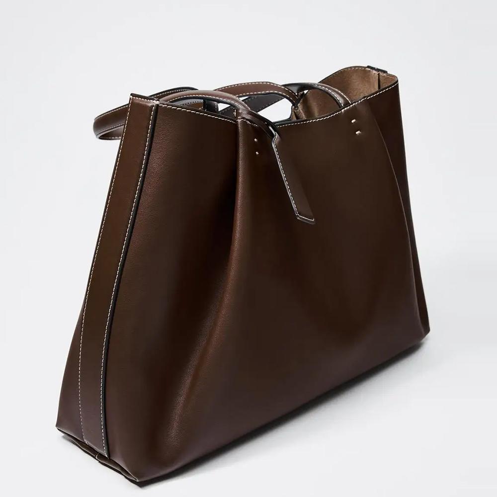 Fashionable Top Handle Tote Bag Solid Color Simple Shoulder Bag Luxury Design Handbags for Women Ruched Bucket Bags  Clutch