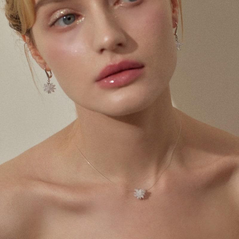 Favorite Noun Crystal Earring_White