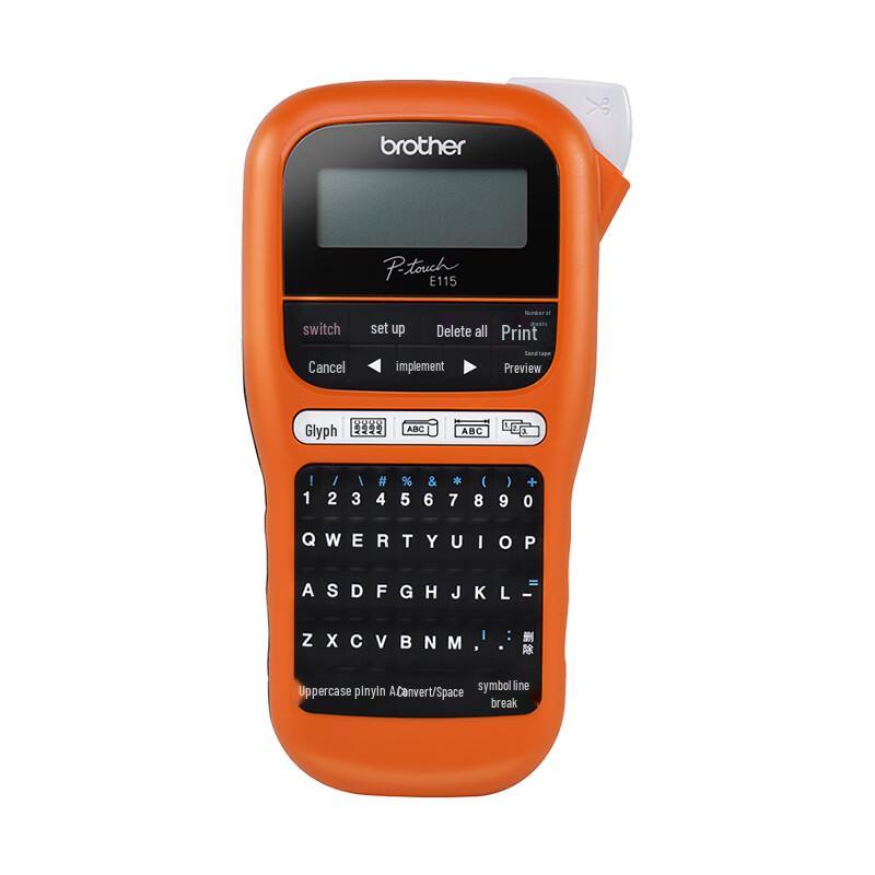 Brother PT-E115B Portable Label Printer