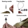 Fishing Gear Hook Card Outdoor EDC Tool Camping Multifunctional Survival