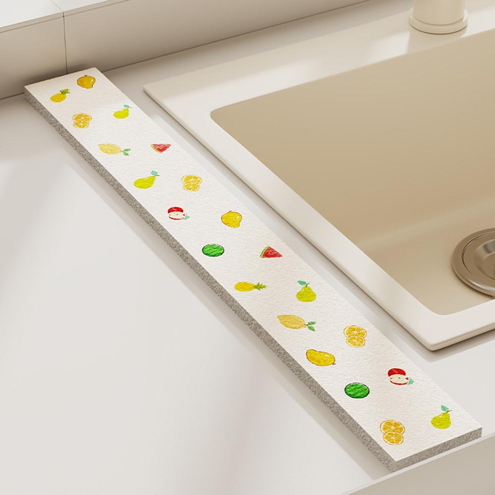 

Wood Pulp Cotton Sink Countertop Absorbent Pad Splash-proof Cartoon Cleaning Wiper Quick Dry Dish Drying Mat Kitchen Supplies
