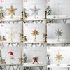 Hollow Snowflakes Xmas Tree Ornament Iron Glowing Tree Topper New Christmas Trees Topper