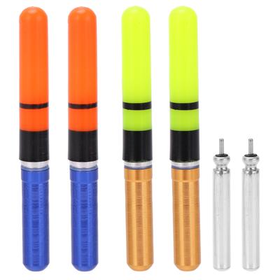 2pcs Light Fishing Floats with Battery Electronic Lighted Bobber for Night Activities