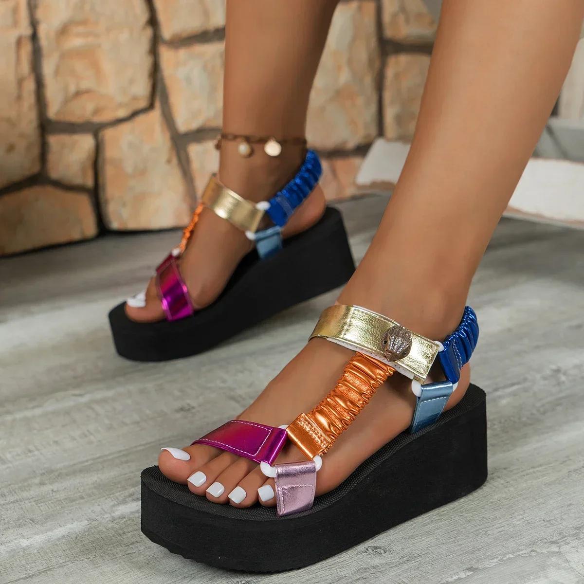 

2025 Summer Flat Women s Shoes Hemp Rope Set Foot Beach Sandals Outdoor All-match Casual Slippers Large Size Girls Sandals 36