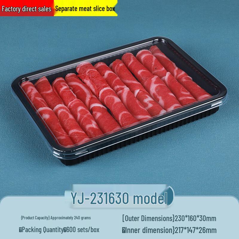 Shixun Disposable Plastic Boxes for Lamb Slices