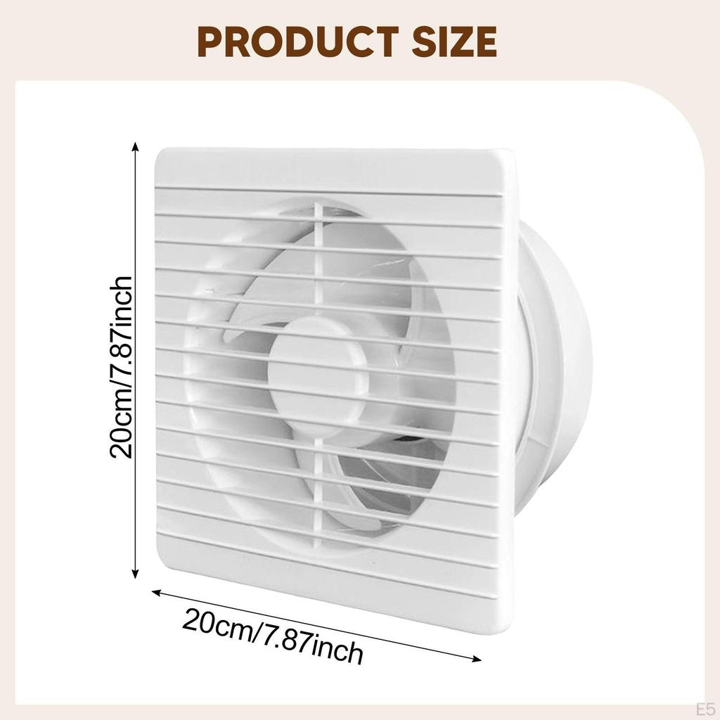 Bathroom Exhaust Fan Installation Lightweight Decorative Ventilation for Household