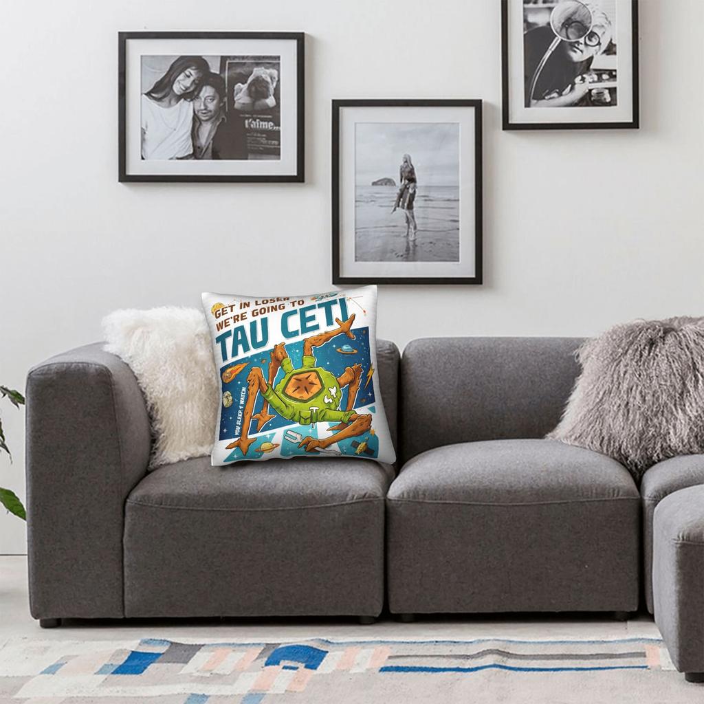 Hail Mary Book Get In Loser We’Re Going To Tau Ceti Pillow Cover Cute Funny Pillow Case For Sofa Bedroom Soft Pillowcases Gift