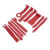 11PCS Set Car Audio Removal Tool Multifunctional Red with Oxford Cloth Bag Maintenance Repair Kit