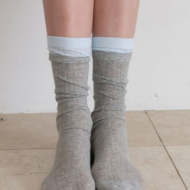 OVT-U Soft Layer Rib Socks_3 Colors