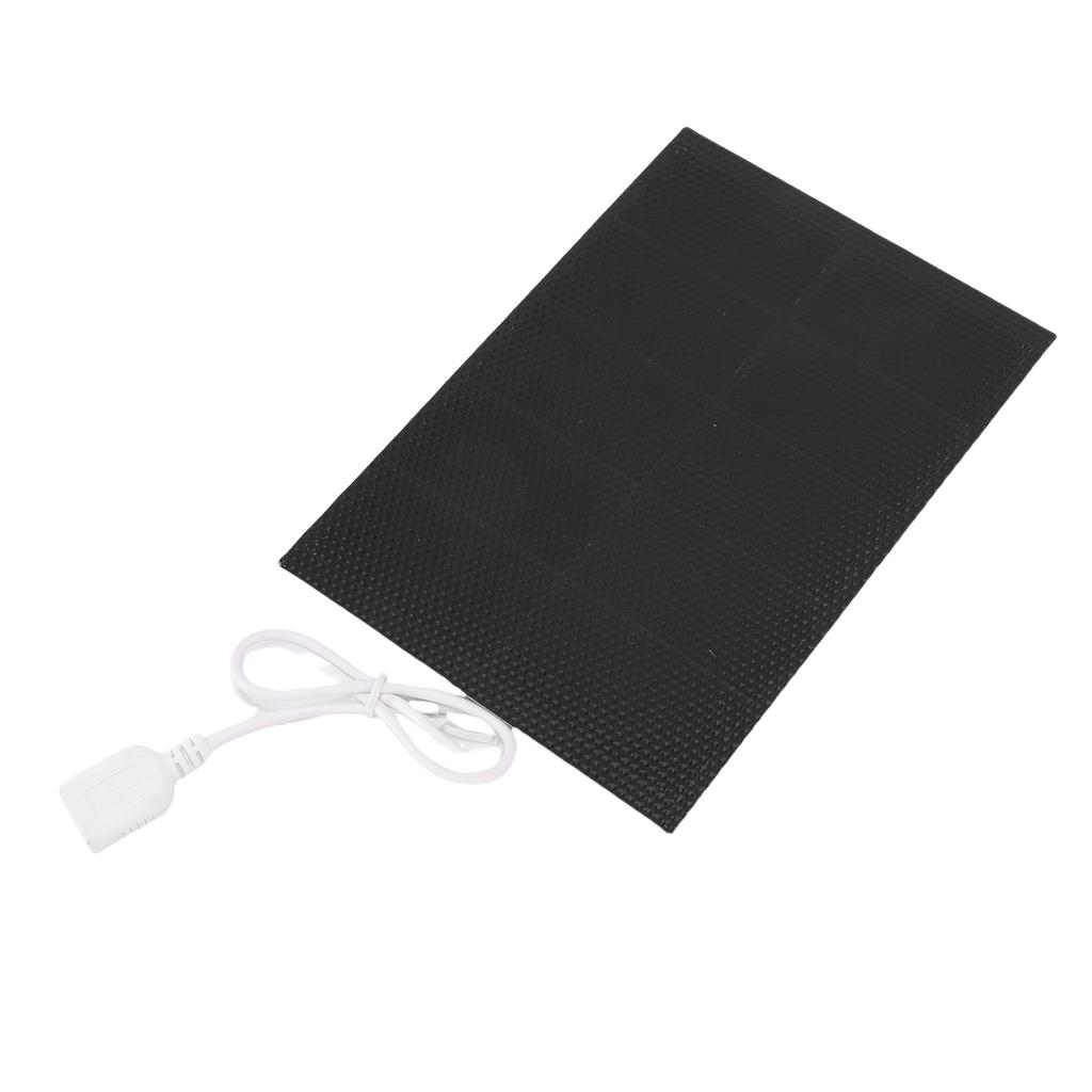 3W 5V ETFE Solar Panel Fast Charging Portable Solar Charger for Outdoor Camping Smartphones Tablets Cameras
