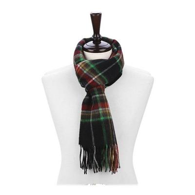 Ανδρικό μάλλινο κασκόλ καρό Μαντήλι λαιμού 505VDRM