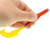 4PCS Flexible PVC Artificial Baits Long Curly Design Fish Attraction for Lake River Fishing Enthusiasts