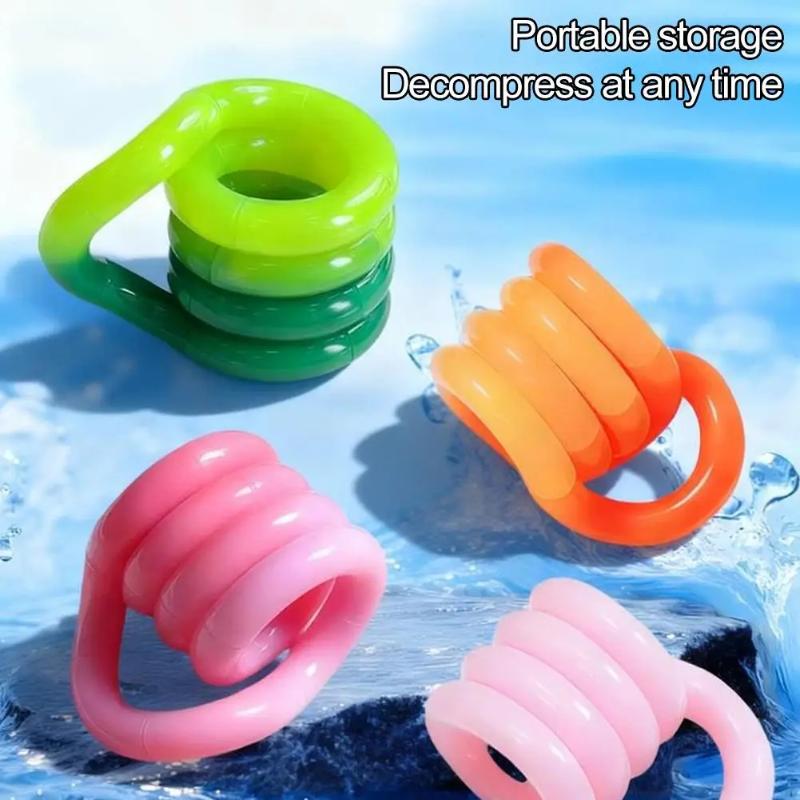 Color Changing Fidget Toy Flexible Twisting For Kids Adults Stress Relief Office Travel Use