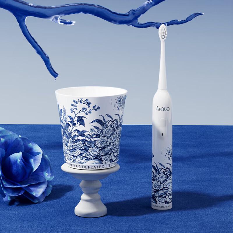 

ApiYoo T19 Звуковая электрическая зубная щетка и керамическая чашка в подарочном наборе