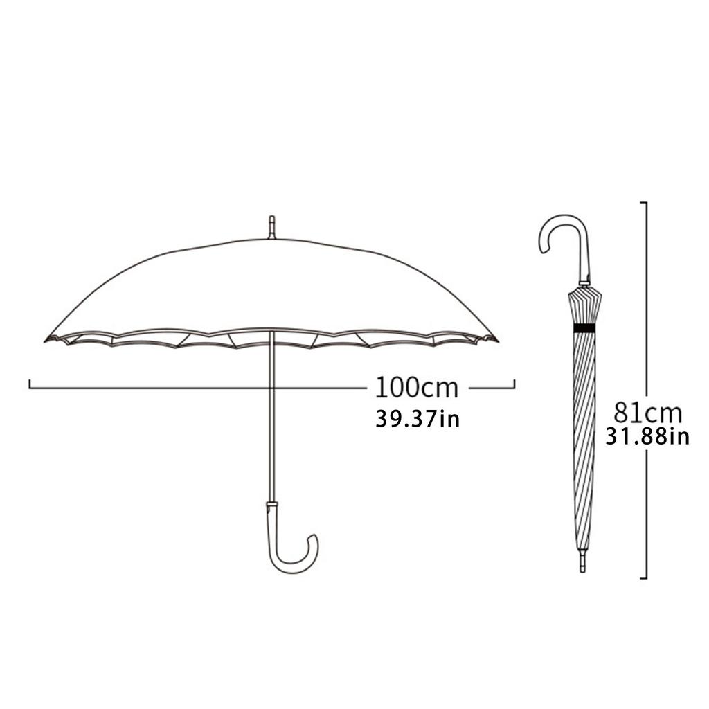 Rain Umbrella Automatic Open with Reflective Trim for Safe Night Walking and Durable Wind Resistant Design