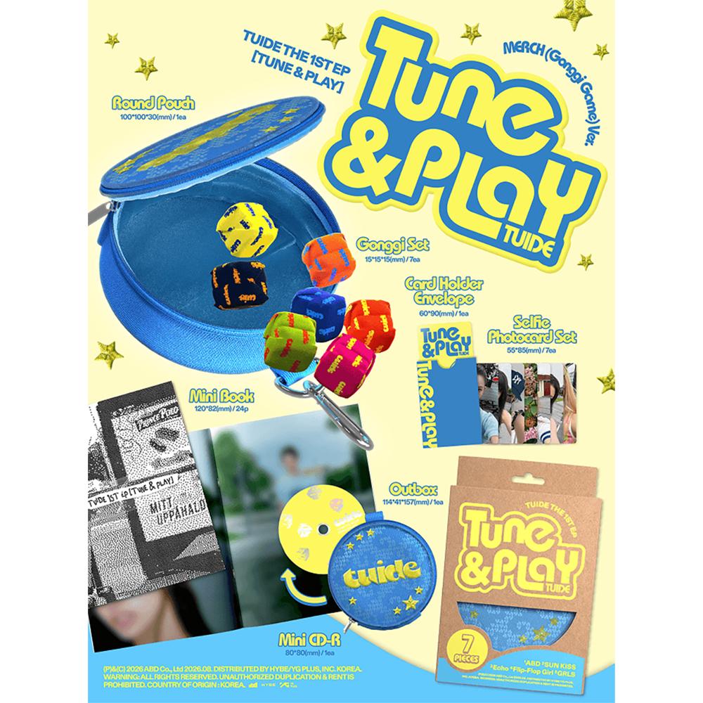[Pre-order] TUIDE - TUNE & PLAY [Merch (Gonggi Game) Ver.] (Limited)