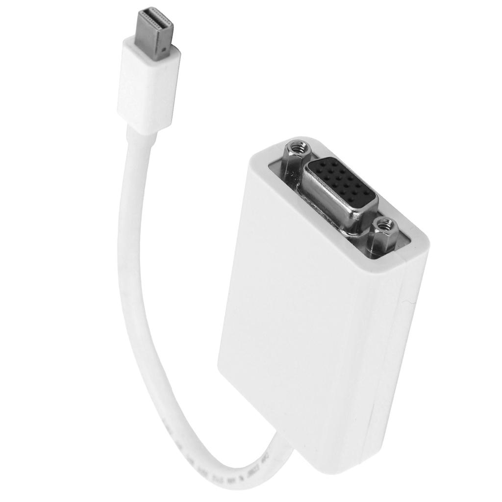 Mini DP Mâle vers VGA Femelle Convertisseur Haute Définition 6,7 pouces Câble Adaptateur pour Ordinateur