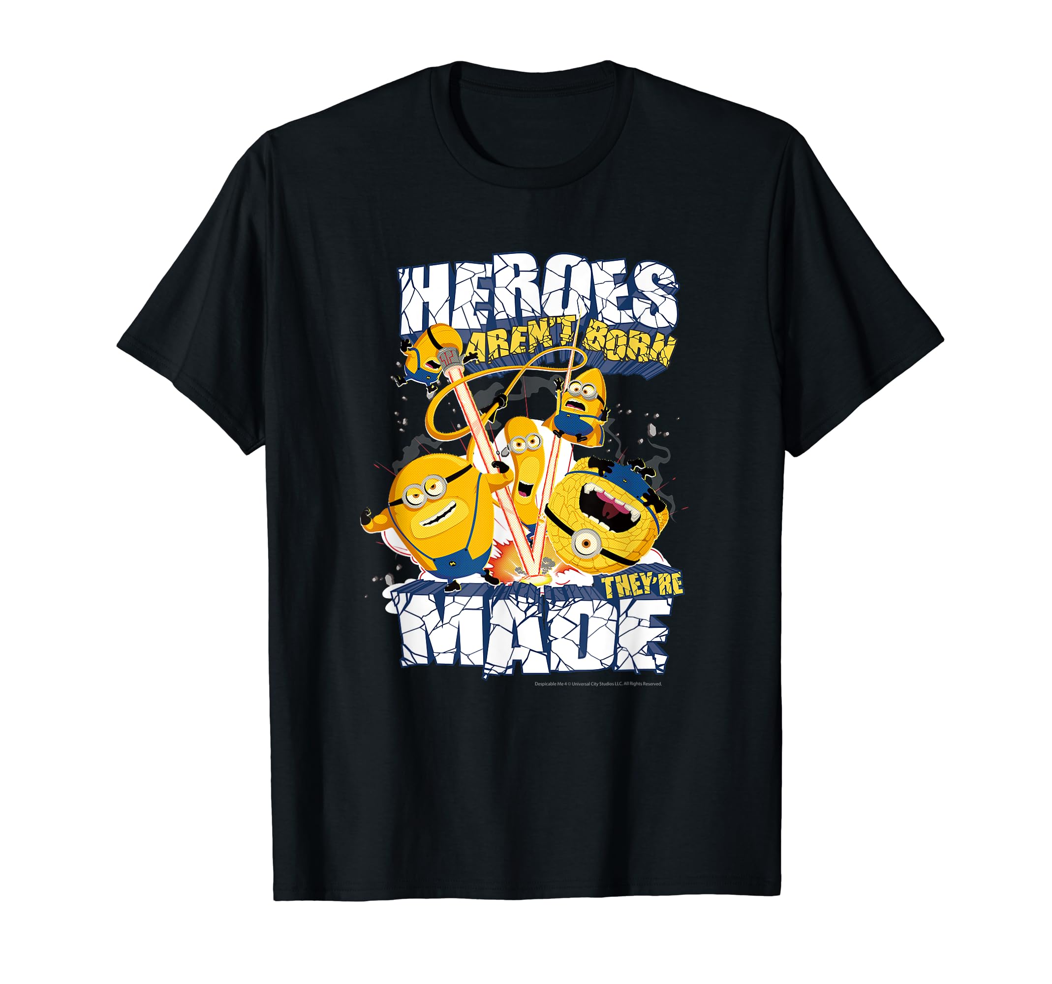 

Футболка Minion Heroes Born Made Aren t Thee They re