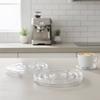 10 Pack Clear 4-Inch Acrylic Turntables for Spices Cakes Rotating Display Base Multi-purpose Rotating Tray for Bathrooms Kitchen