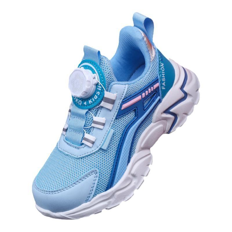 2025 neue Jungen atmungsaktive Sneaker Jungen Sneaker Frühling und Herbst Grundschüler schwarze Netzschuhe ältere Kinder lässig