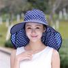 Wide Brim Beach Cap Face And Neck Sun Hat Fashion Tea Picking Cap  Women's
