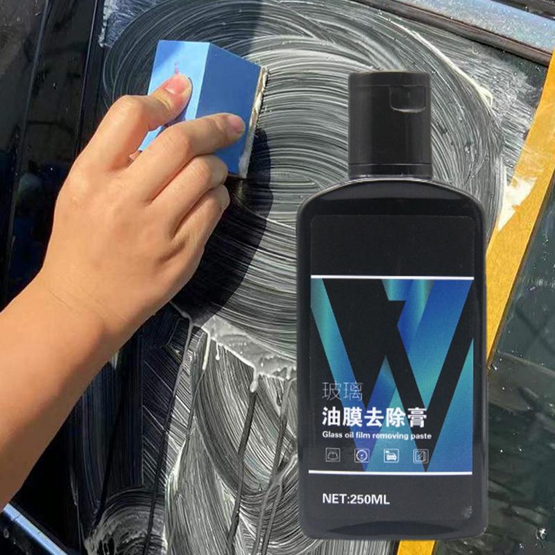 250ml Glass Stripper Restore Glass To Clear For Front Glass Oil Film Removal Cream Oil Film Cleaning Agent Water Spot Remover