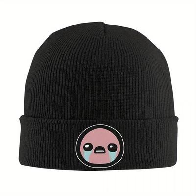 Crying Isaac Knitted Hat Beanie Autumn Winter Hats Warm Street The Binding Of Isaac Pixel Cap for Men Women Gifts