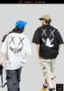 [uptoyou] Men's Short-Sleeved T-Shirt, Summer Clothes, Cat Print, One-Point Design, Oversized Fit, Printed T-Shirt, Opaque, Plus Sizes, Cooling Fabric