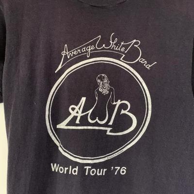 1976 Average White Band World Tour Short Sleeve T Shirt Full Size S5XL SE265 Unisex T-Shirt