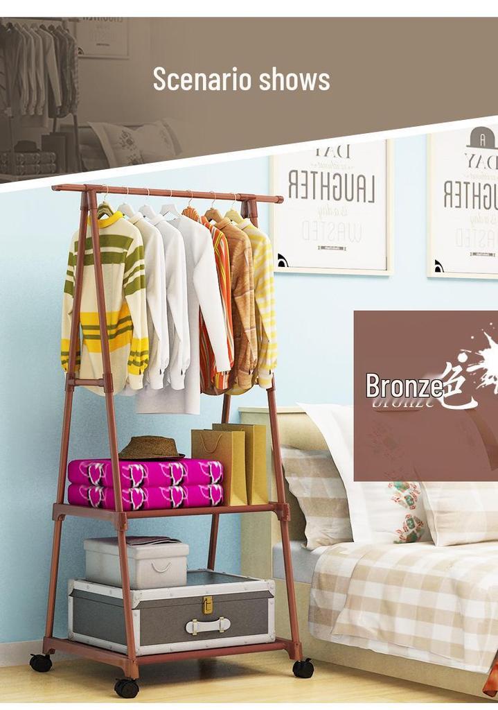 Multi-Functional Movable Triangle Coat Rack – Easy Assembly, In Stock