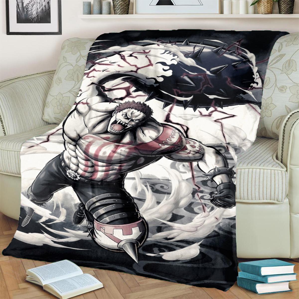 Warm ONE PIECE Flannel Print Blanket for Bedrooms, Sofas, Beds, Chairs, Picnics, Camping and Travel 75x90cm