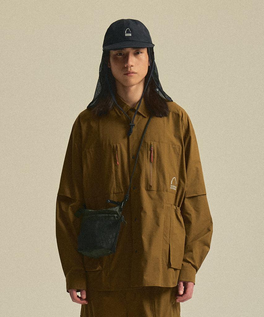 SIERRA DESIGNS Lamont Packable Backpackers Shirt Khaki