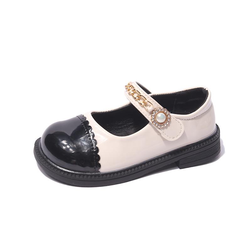 Girls shoes children princess small leather shoes 2025 new single shoes foreign style girl treasure spring soft sole Mary Jane