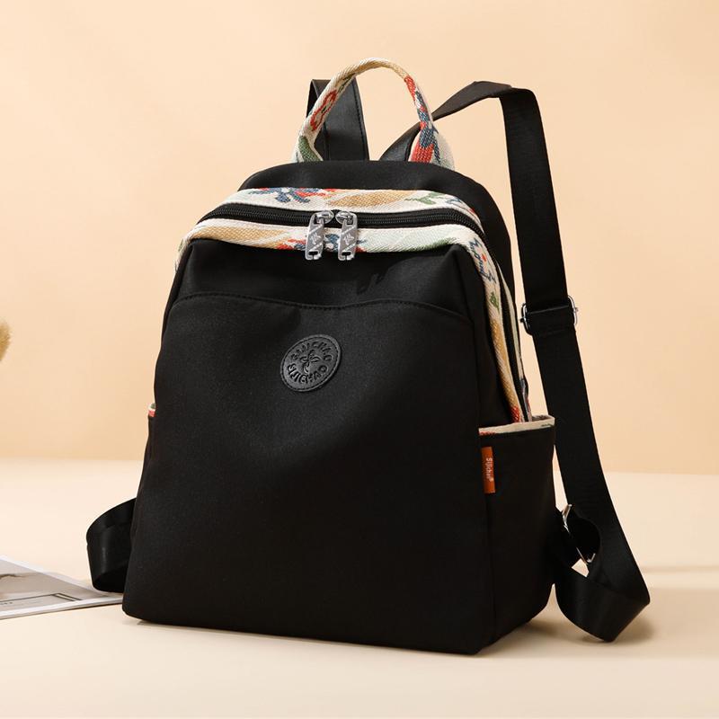 Schoolbag Japan and Korea Oxford Cloth Backpack Women's 1011 New Multi-Pocket Travel Small Backpack Light Work Commuter School Bag