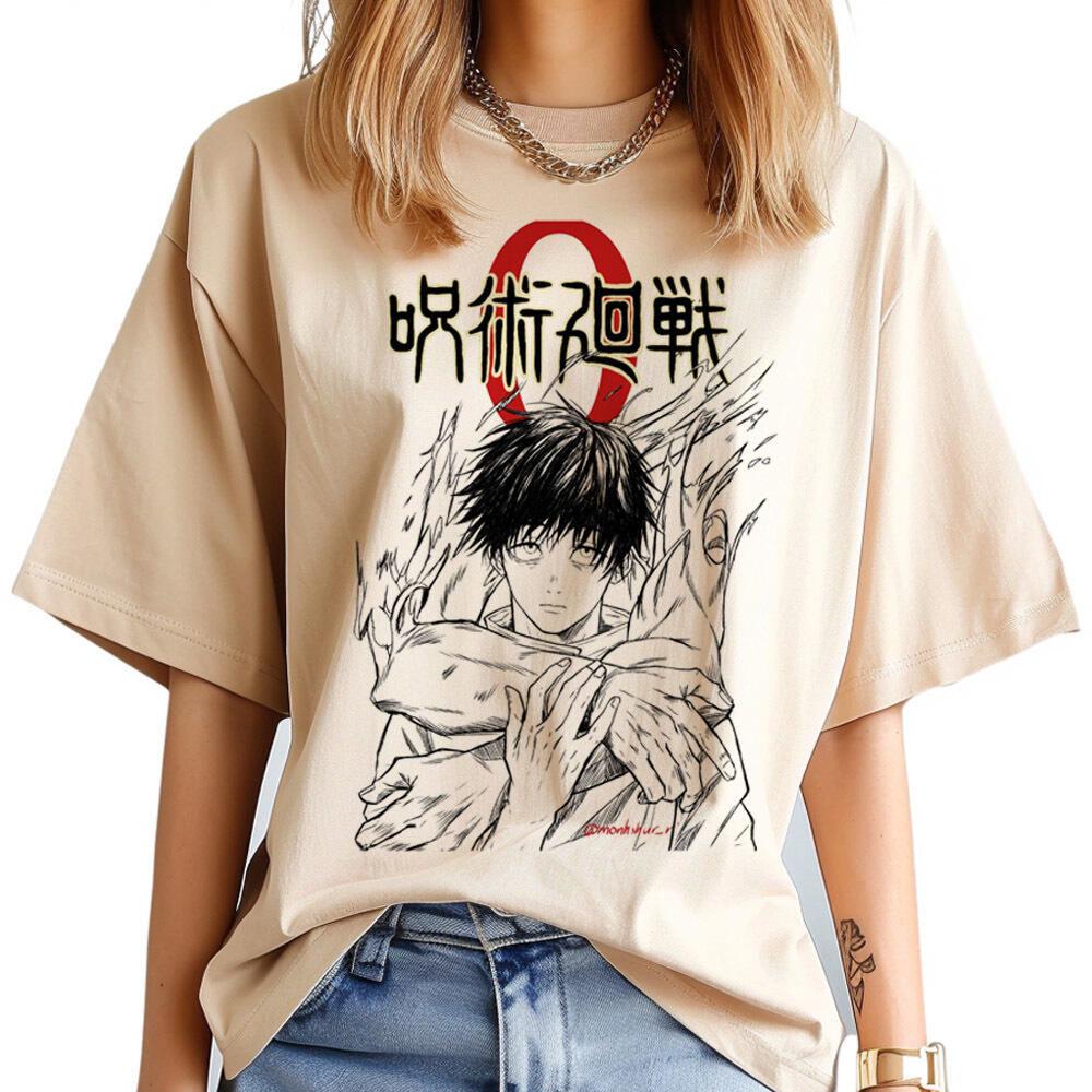 Jujutsu Kaisen Gojo tshirt Women hip hop Breathable aesthetic 2000s anime Punk top tees University Pop Culture streetwear kawaii