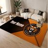 Custom Rug Hull City Pattern Print Name Text Soft Non‑Slip Floor Carpet for Home Indoor Decoration