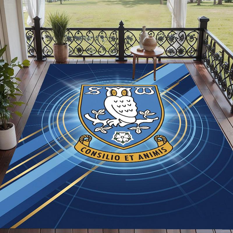 Soft Floor Carpet Sheffield Wednesday Pattern Area Rug Decorative Mat For Home Room Decoration