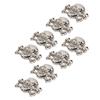50 Sets Skull Rivets Gothic Style Beautiful Fashionable DIY Rivet Accessories for Making Shoes Belts Silver