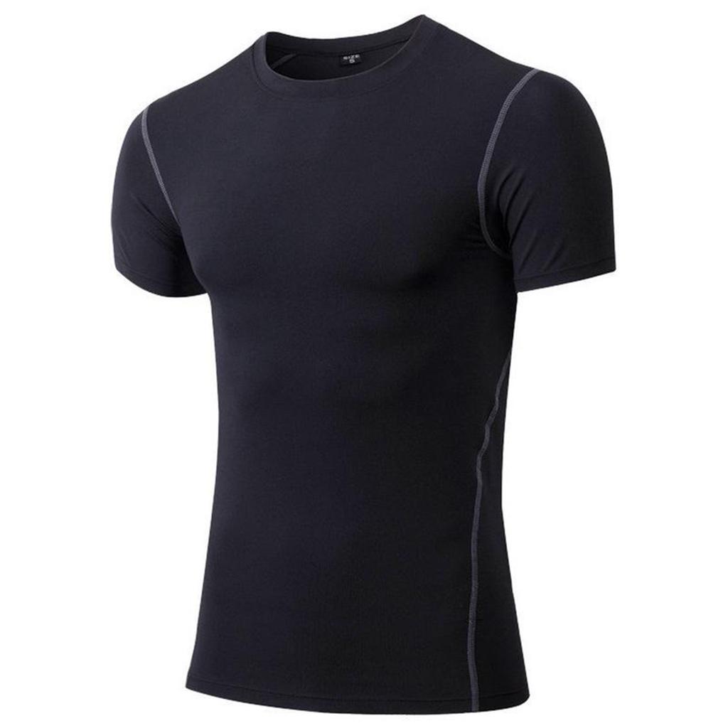 Men's Slim-fit Quick-drying Short-sleeved Sports Shirt, Loose And Breathable Half-sleeved Outdoor Running Clothes