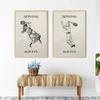 Fashion Tennis Climbing Sports Art Wall Art Tennis Golf Mountaineering Shoes Funny Print Canvas Painting Home Sports Decoration