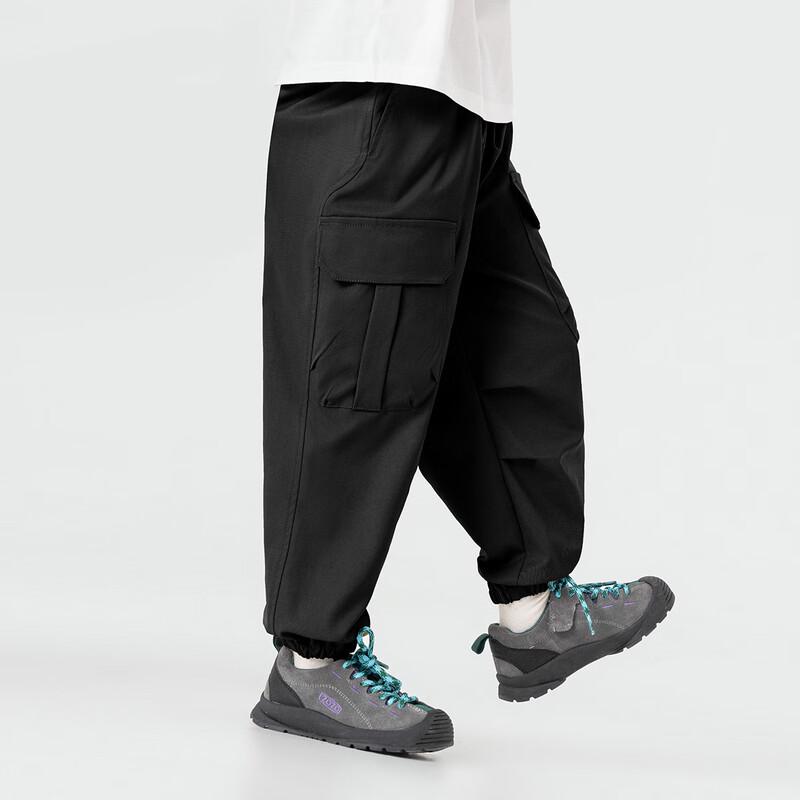 Boys' Casual Pleated Pocket Cargo Pants