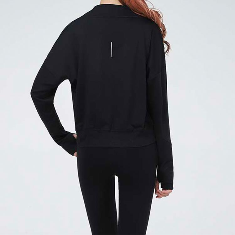 Nike Running Training Pullover Long Sleeve T-Shirt Women Tops Black DA1057-010