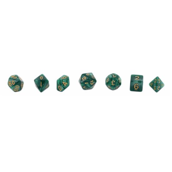 7Pcs KTV Party Multicolor Polyhedral Numbers Dice Table Board Game Supply Gift