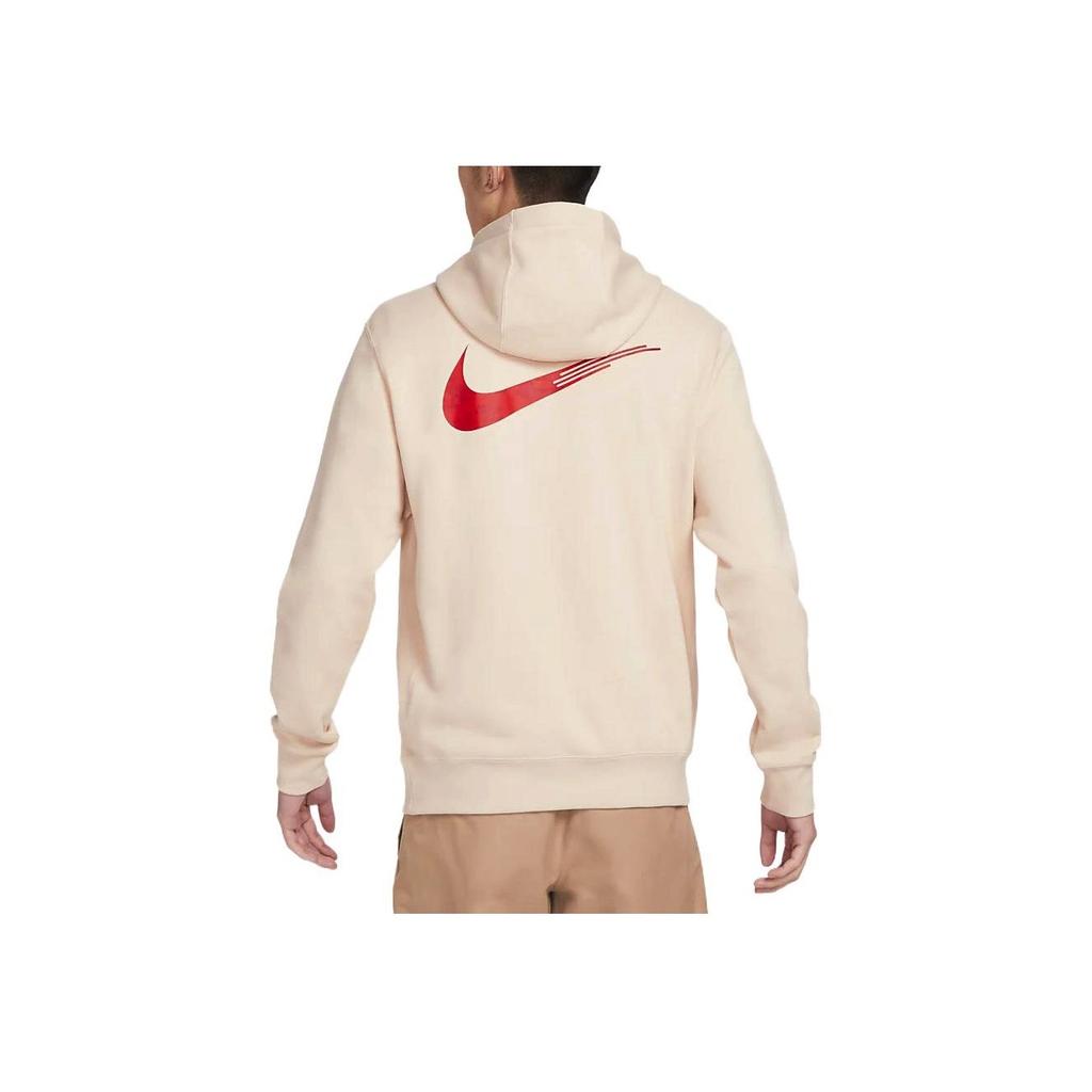 Nike CNY Year Of The Rabbit Series Sportswear Letter Logo Print Fleece-Lined Knit Hoodie Men Tops Beach-Yellow FD4058-126