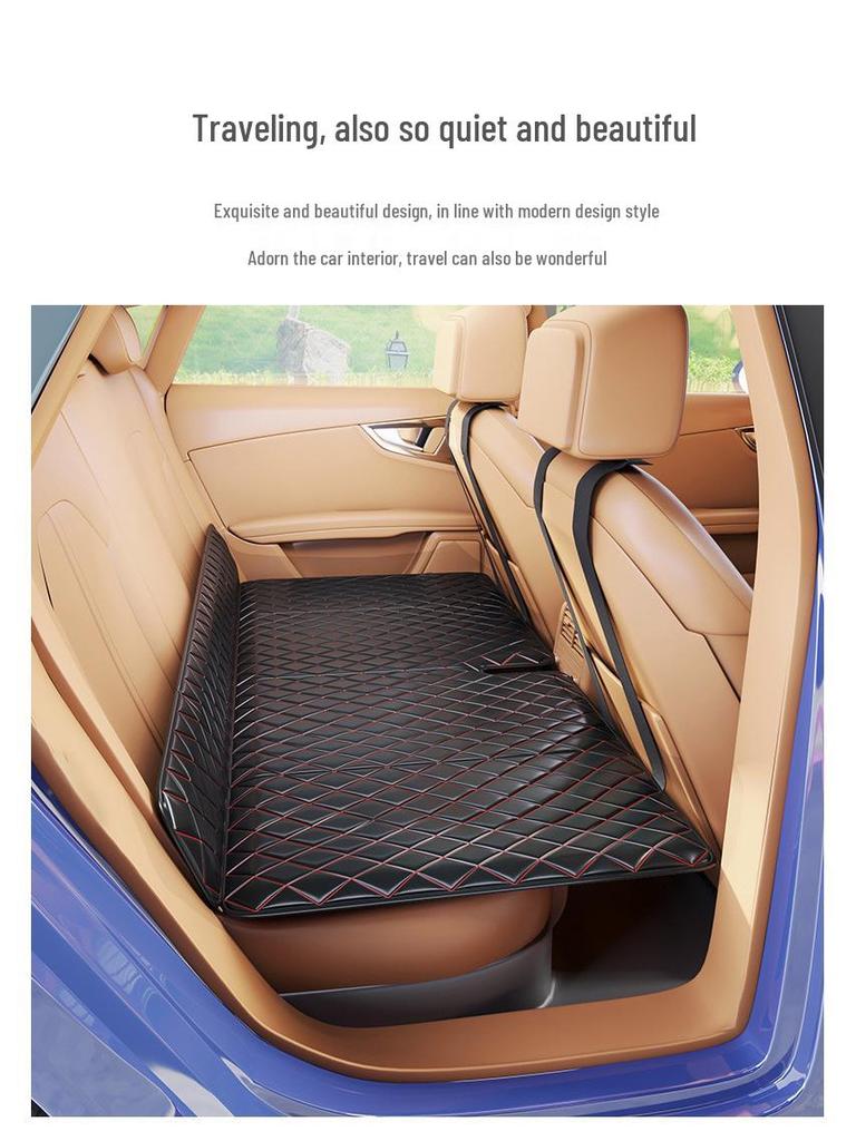 Universal Folding Car Mattress for Rear Seat - No Inflation Needed