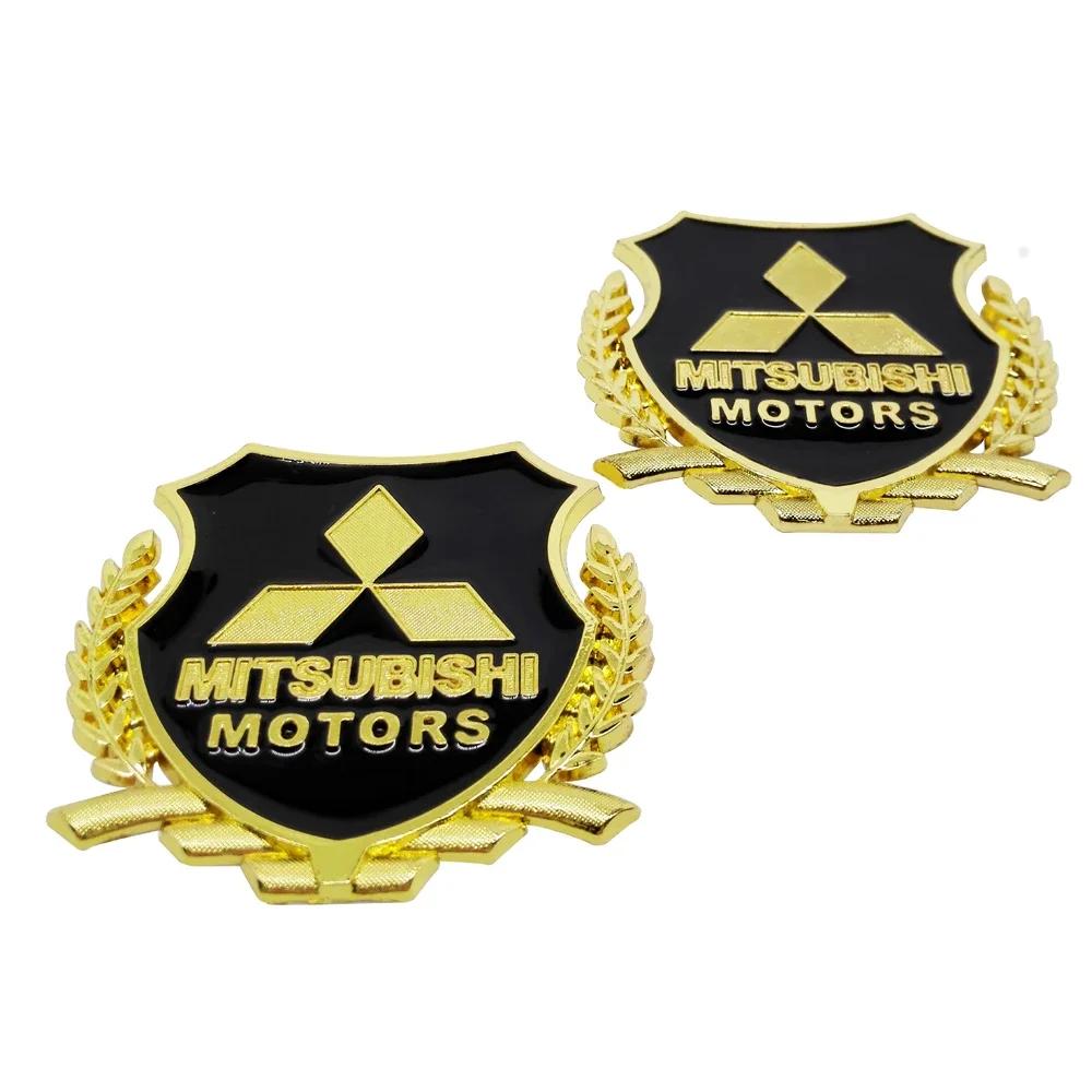 

Mitsubishi 3D Metal Car Body Side Emblem Rear Tail Badge Sticker Ralliart ASX Eclipse Galant Mirage L200 EVO Triton Colt золотой